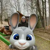 Helfer Ralf im Traumland beim Training der Vermisstensuche auf einer Fahrenden Maus