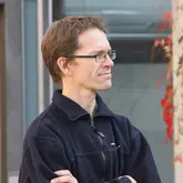 Ralf Spiertz, Rettungshundeführer und Gruppenführer beim DRK Reutlingen